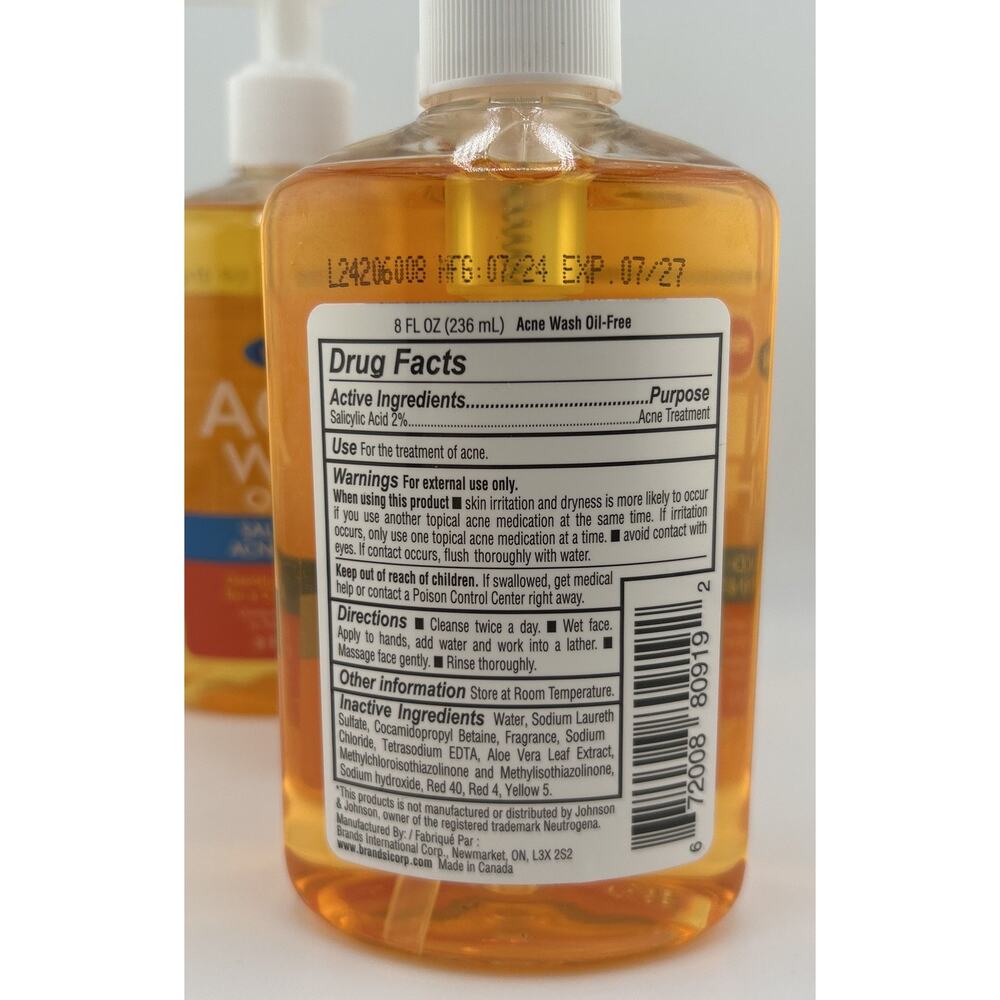 Kissable Acne Wash Oil-Free Salicylic Acid Acne Treatment 8oz (3-pack) - Picture 5 of 5
